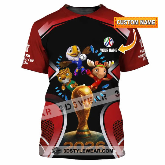 Unisex Shirt - Custom World Cup 2026 3D Shirt style option 1