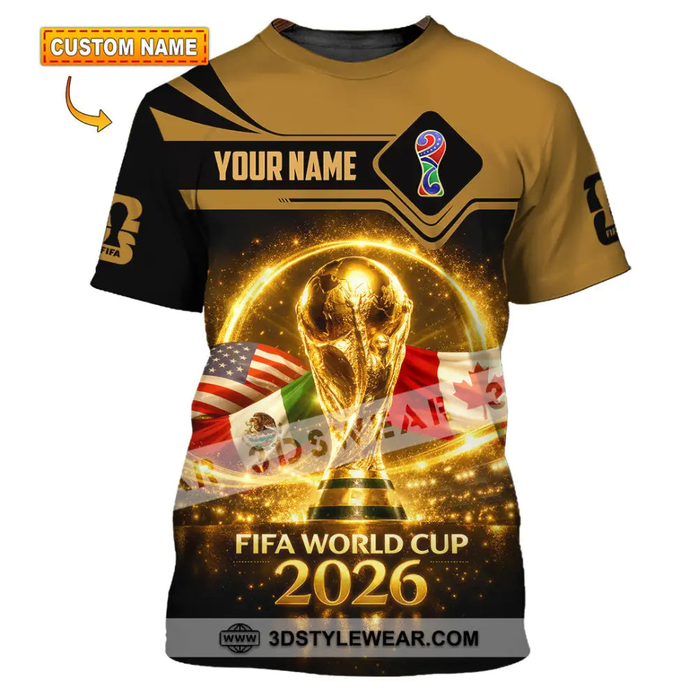 Unisex Shirt - Custom World Cup 2026 3D Shirt - T-shirt