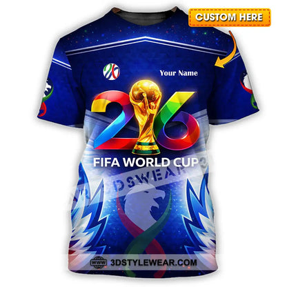 Unisex Shirt - Custom World Cup 2026 3D Shirt T-shirt