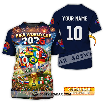 Unisex Shirt - Custom World Cup 2026 3D Shirt T-shirt