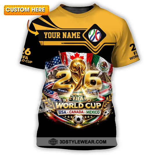 Unisex Shirt - Custom World Cup 2026 3D Shirt - T-shirt