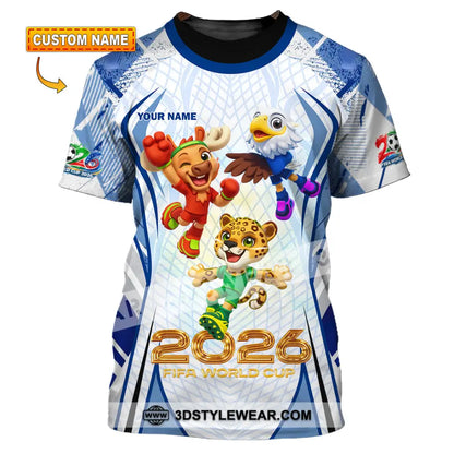 Unisex Shirt - Custom World Cup 2026 3D Shirt T-shirt