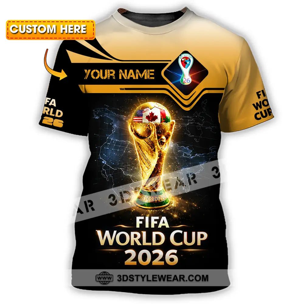 Unisex Shirt - Custom World Cup 2026 3D Shirt - T-shirt