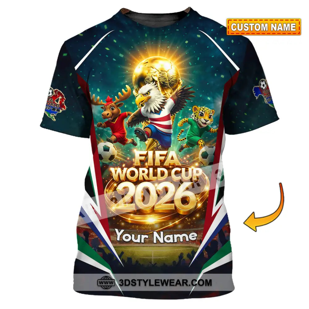 Unisex Shirt - Custom World Cup 2026 3D Shirt T-shirt