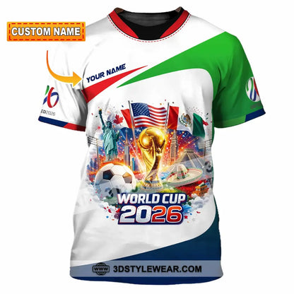 Unisex Shirt - Custom World Cup 2026 3D Shirt T-shirt