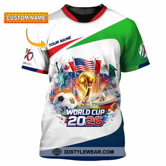 Unisex Shirt - Custom World Cup 2026 3D Shirt T-shirt