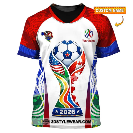 Unisex Shirt - Custom World Cup 2026 3D Shirt - T-shirt