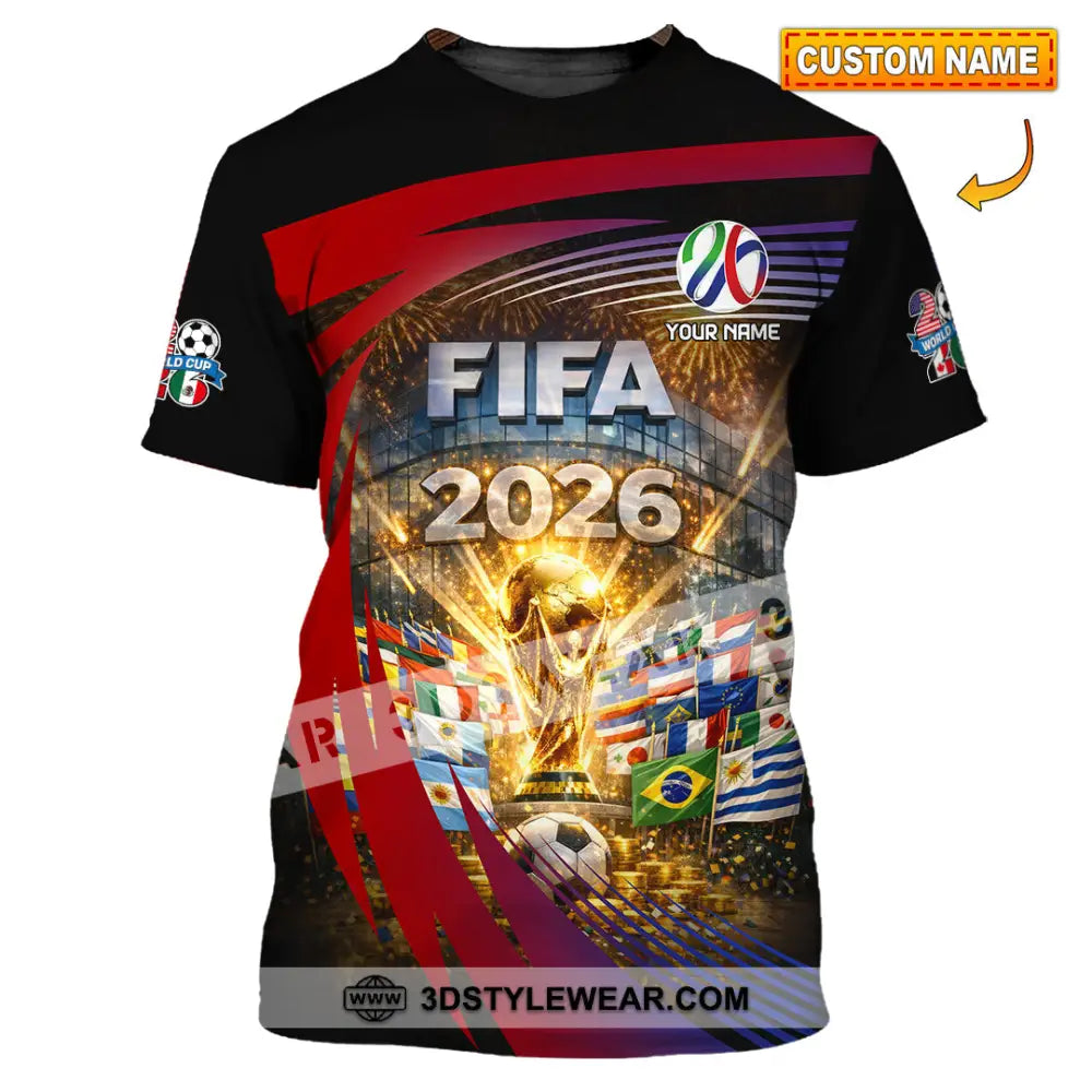Unisex Shirt - Custom World Cup 2026 3D Shirt T-shirt