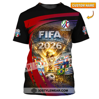 Unisex Shirt - Custom World Cup 2026 3D Shirt T-shirt