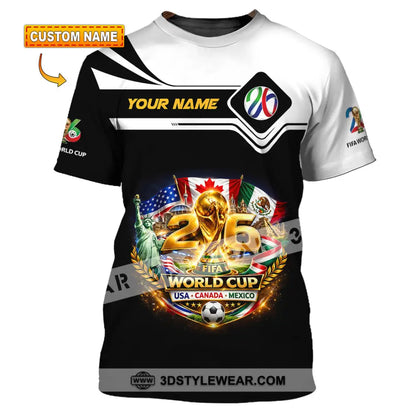 Unisex Shirt - Custom World Cup 2026 3D Shirt - T-shirt