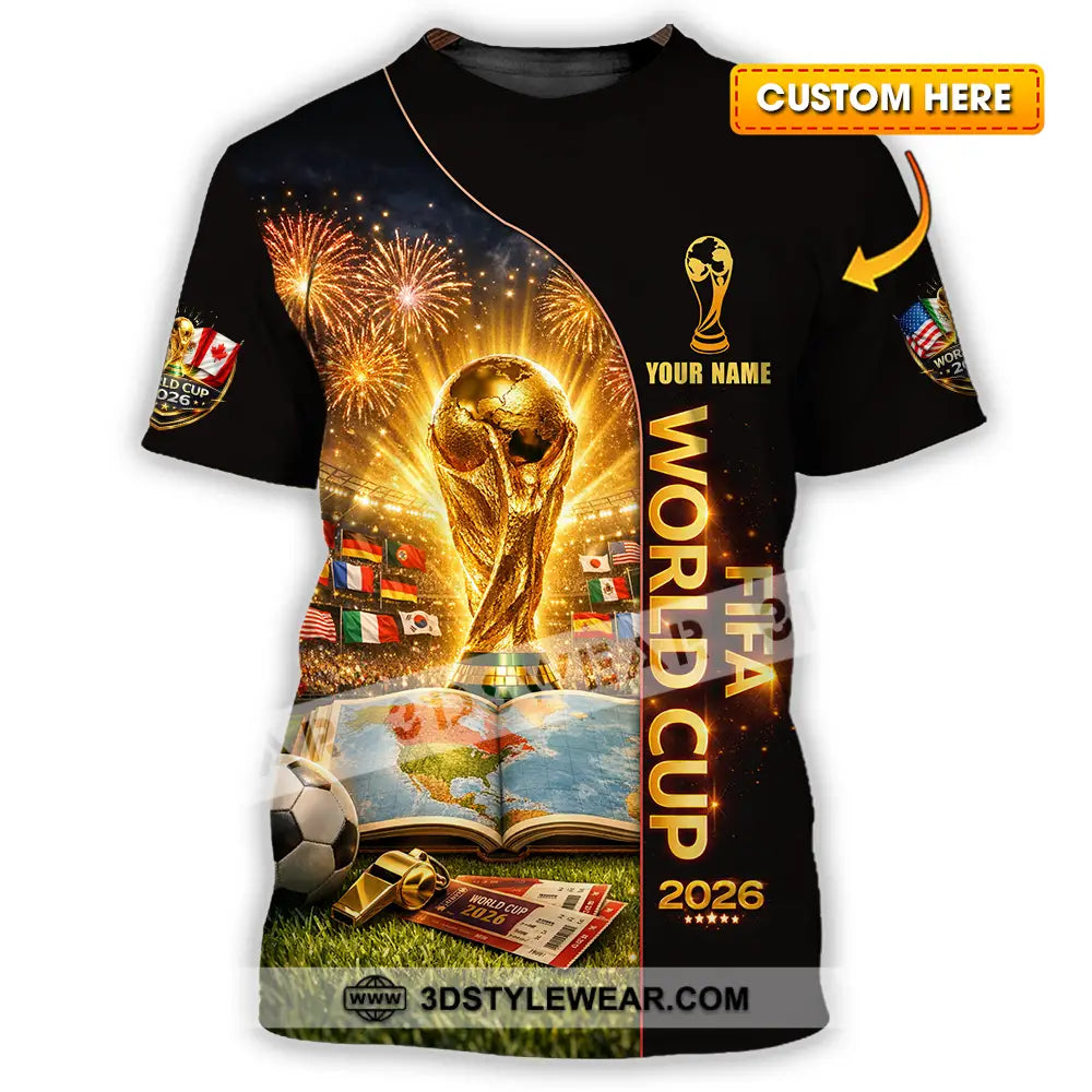 Unisex Shirt - Custom World Cup 2026 3D Shirt T-shirt