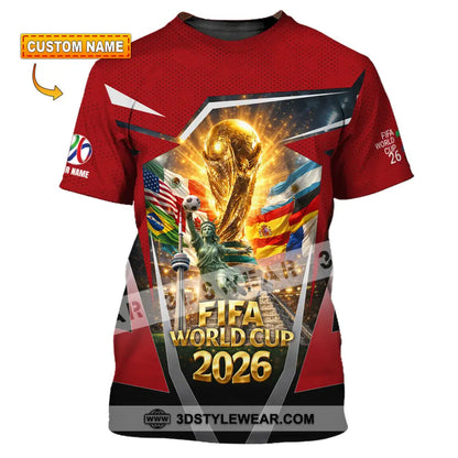Unisex Shirt - Custom World Cup 2026 3D Shirt T-shirt