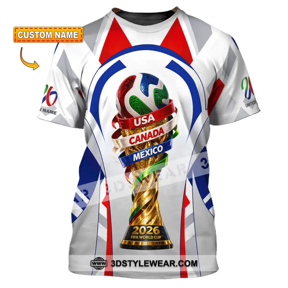 Unisex Shirt - Custom World Cup 2026 3D Shirt T-shirt