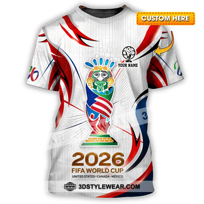 Unisex Shirt - Custom World Cup 2026 3D Shirt T-shirt