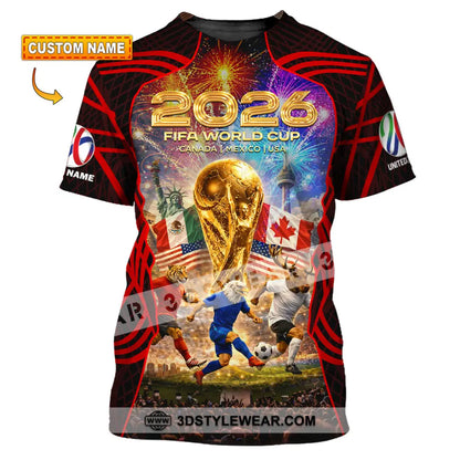 Unisex Shirt - Custom World Cup 2026 3D Shirt T-shirt
