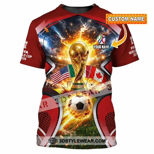 Unisex Shirt - Custom World Cup 2026 3D Shirt - T-shirt