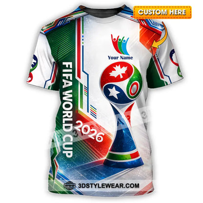 Unisex Shirt - Custom World Cup 2026 3D Shirt T-shirt