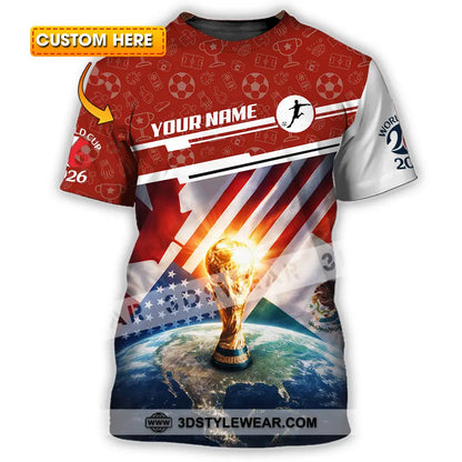 Unisex Shirt - Custom World Cup 2026 3D Shirt T-shirt