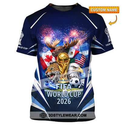 Unisex Shirt - Custom World Cup 2026 3D Shirt T-shirt