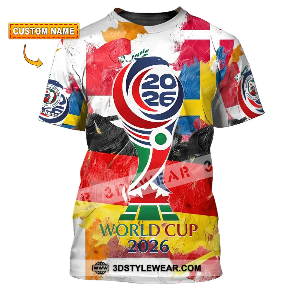 Unisex Shirt - Custom World Cup 2026 3D Shirt - T-shirt