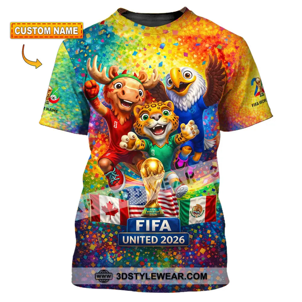 Unisex Shirt - Custom World Cup 2026 3D Shirt - T-shirt