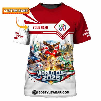 Unisex Shirt - Custom World Cup 2026 3D Shirt T-shirt