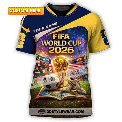 Unisex Shirt - Custom World Cup 2026 3D Shirt T-shirt