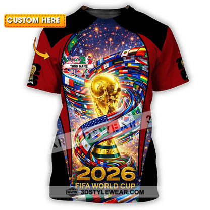 Unisex Shirt - Custom World Cup 2026 3D Shirt T-shirt