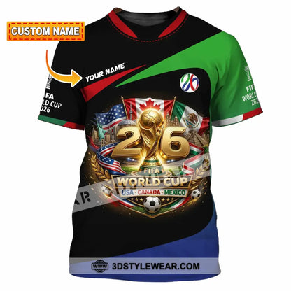 Unisex Shirt - Custom World Cup 2026 3D Shirt T-shirt