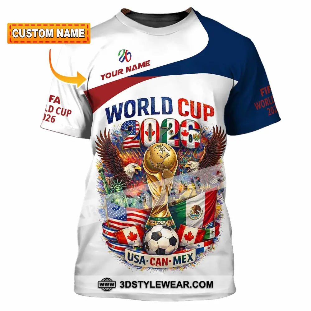 Unisex Shirt - Custom World Cup 2026 3D Shirt - T-shirt