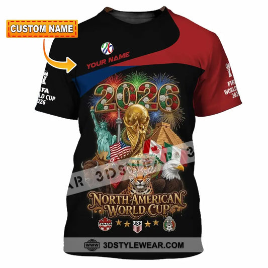 Unisex Shirt - Custom World Cup 2026 3D Shirt - T-shirt