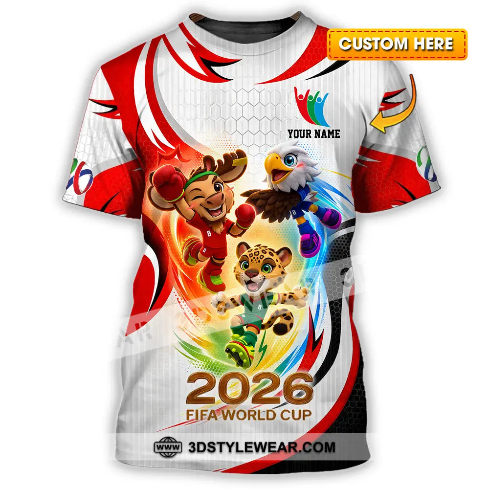 Unisex Shirt - Custom World Cup 2026 3D Shirt T-shirt