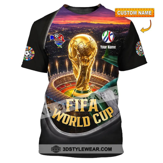 Unisex Shirt - Custom World Cup 2026 3D Shirt style option 1