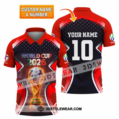 Unisex Shirt - Custom World Cup 2026 3D Shirt T-shirt