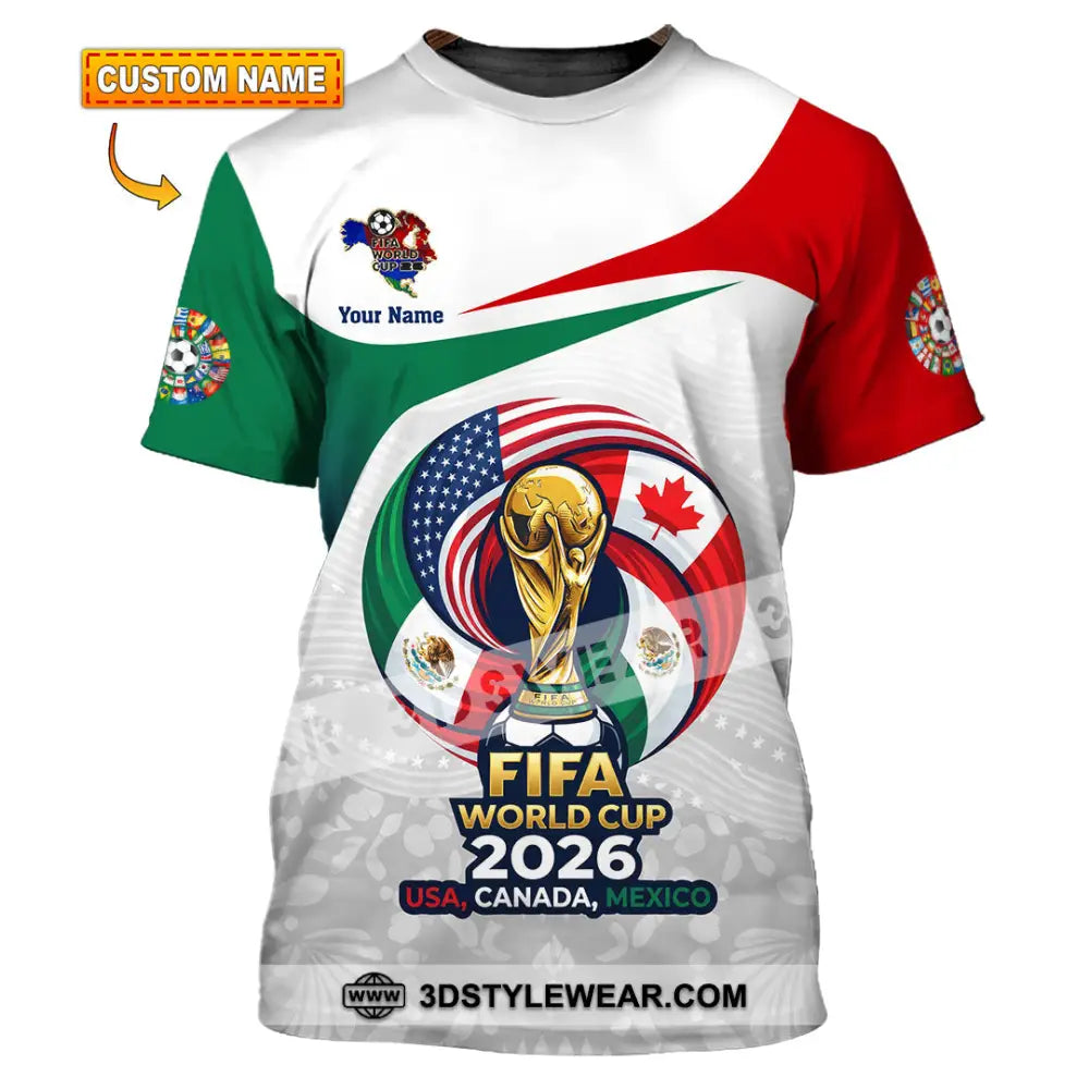 Unisex Shirt - Custom World Cup 2026 3D Shirt - T-shirt