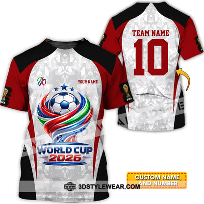Unisex Shirt - Custom World Cup 2026 3D Shirt T-shirt