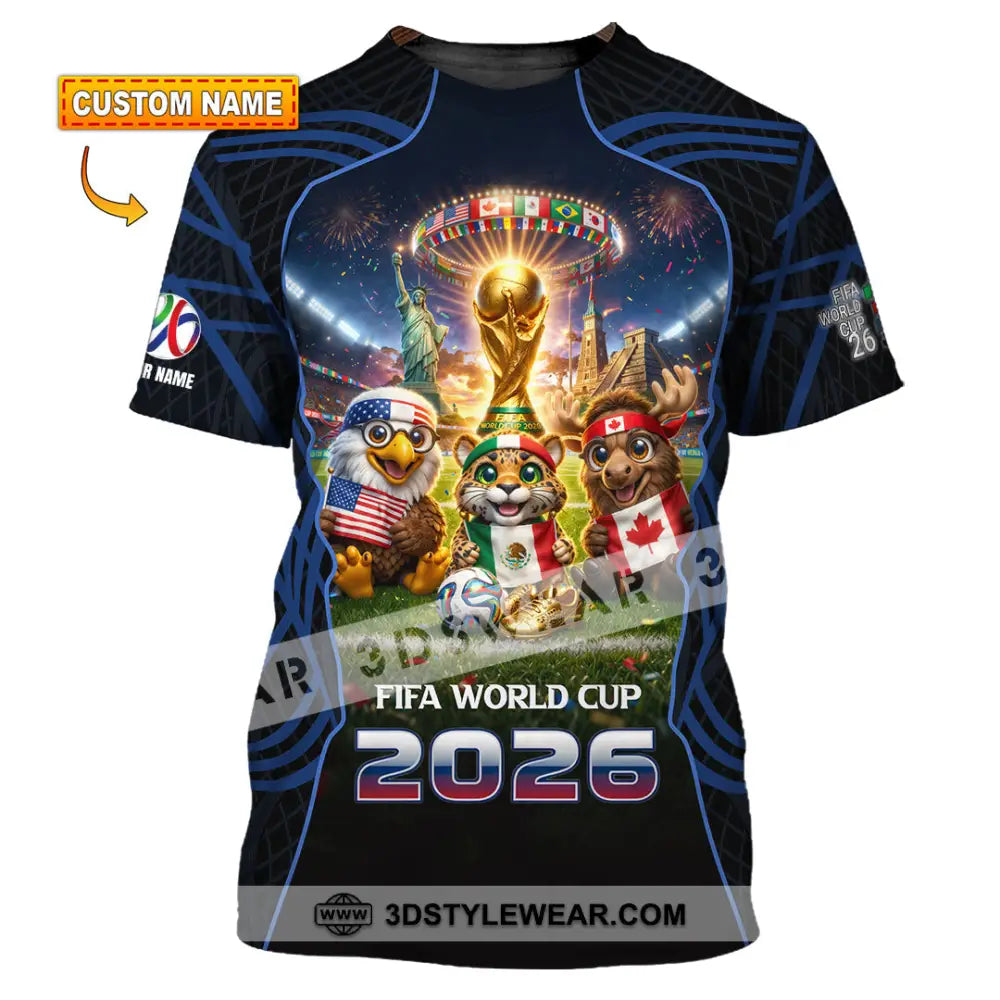 Unisex Shirt - Custom World Cup 2026 3D Shirt T-shirt