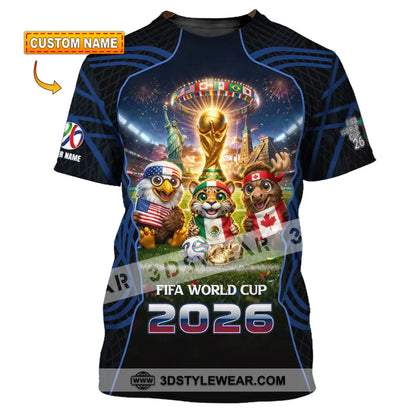 Unisex Shirt - Custom World Cup 2026 3D Shirt T-shirt