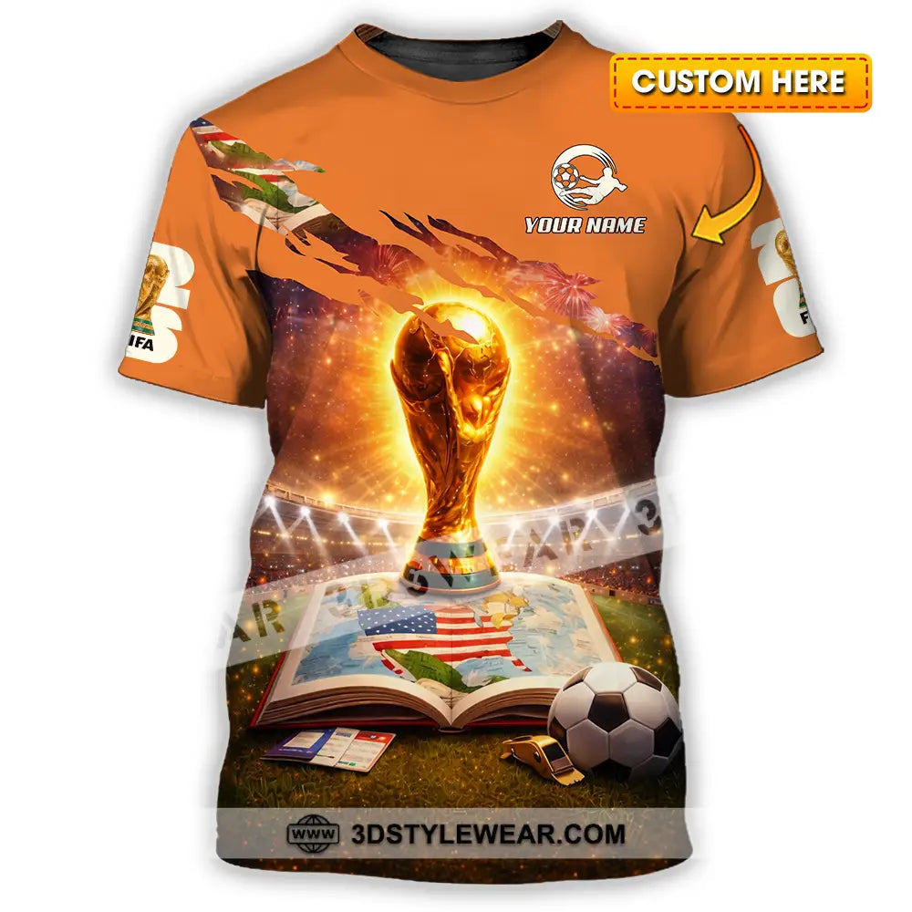 Unisex Shirt - Custom World Cup 2026 3D Shirt T-shirt