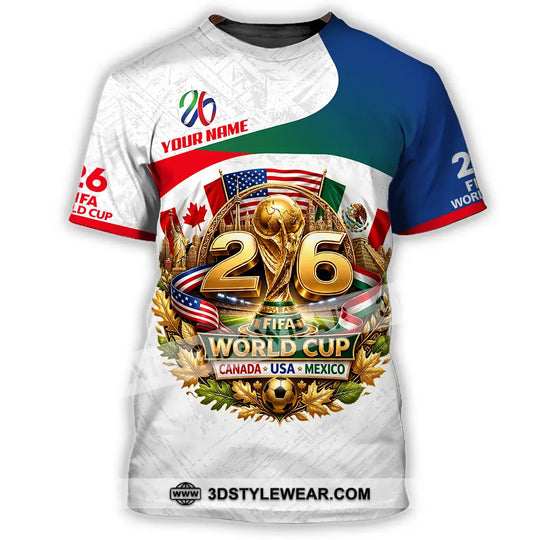 Unisex Shirt - Custom World Cup 2026 3D Shirt style option 1