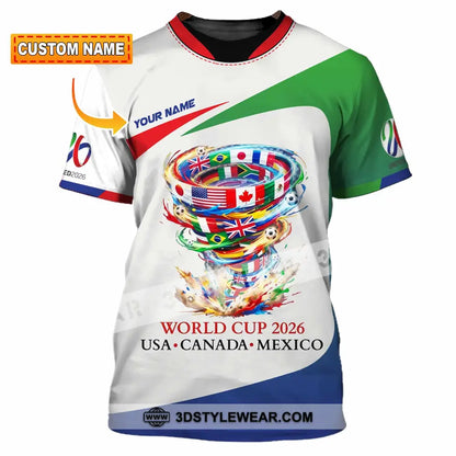Unisex Shirt - Custom World Cup 2026 3D Shirt T-shirt