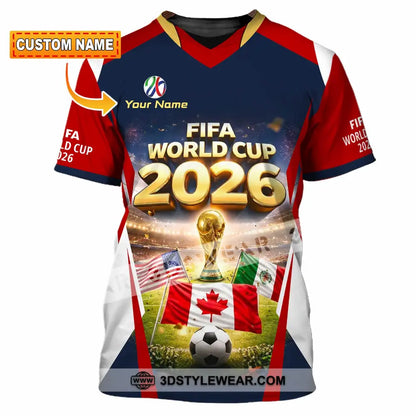 Unisex Shirt - Custom World Cup 2026 3D Shirt T-shirt