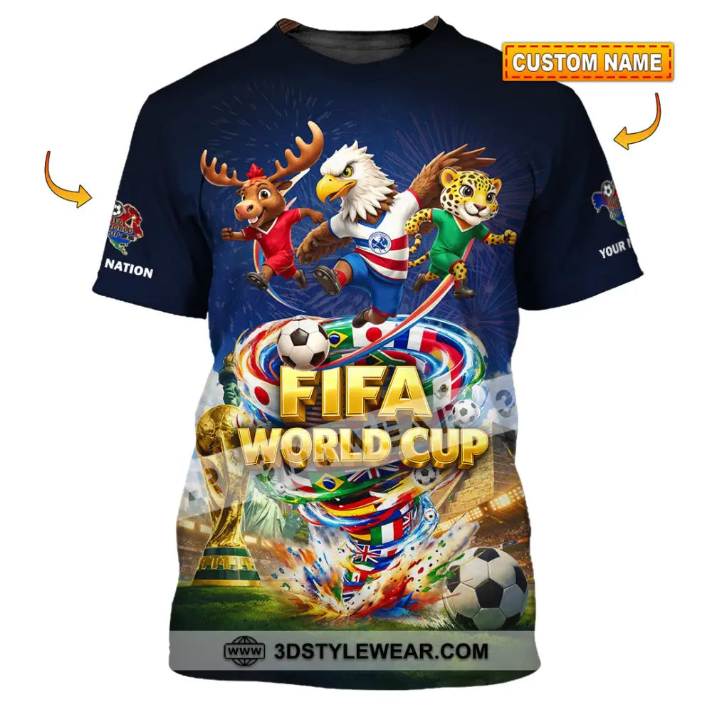 Unisex Shirt - Custom World Cup 2026 3D Shirt T-shirt