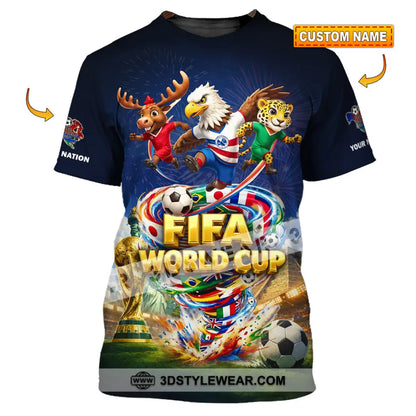 Unisex Shirt - Custom World Cup 2026 3D Shirt T-shirt