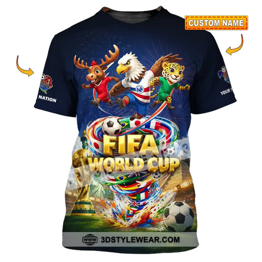 Unisex Shirt - Custom World Cup 2026 3D Shirt style option 1