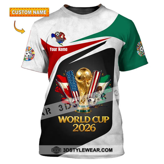 Unisex Shirt - Custom World Cup 2026 3D Shirt style option 1