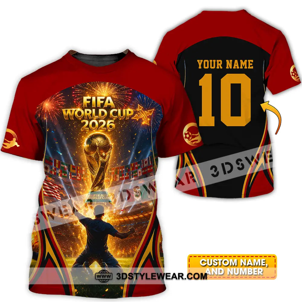 Unisex Shirt - Custom World Cup 2026 3D Shirt T-shirt