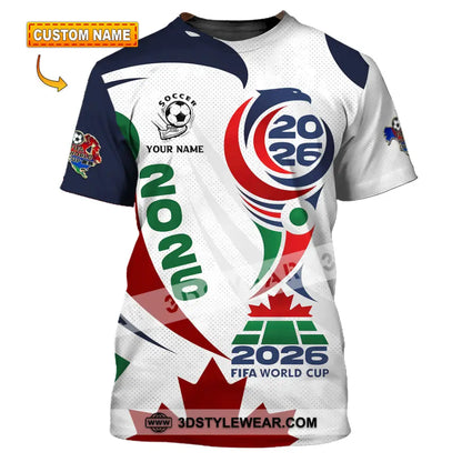 Unisex Shirt - Custom World Cup 2026 3D Shirt T-shirt