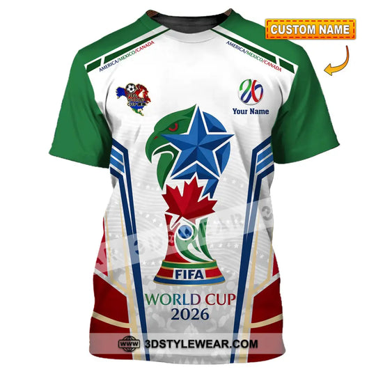 Unisex Shirt - Custom World Cup 2026 3D Shirt style option 1