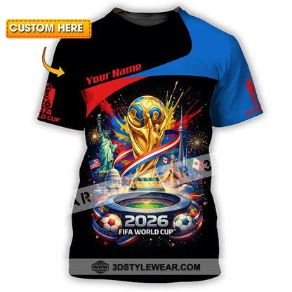 Unisex Shirt - Custom World Cup 2026 3D Shirt - T-shirt
